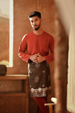 The Asal Kita Men Baju Melayu Teluk Belanga - Spice Red