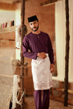 The Asal Kita Men Baju Melayu Teluk Belanga - Purple Manggis
