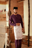 The Asal Kita Men Baju Melayu Teluk Belanga - Purple Manggis