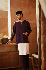 The Asal Kita Men Baju Melayu Teluk Belanga - Royal Purple