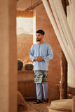 The Asal Kita Men Baju Melayu Teluk Belanga - Ice Blue