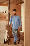 The Asal Kita Men Baju Melayu Teluk Belanga - Ice Blue