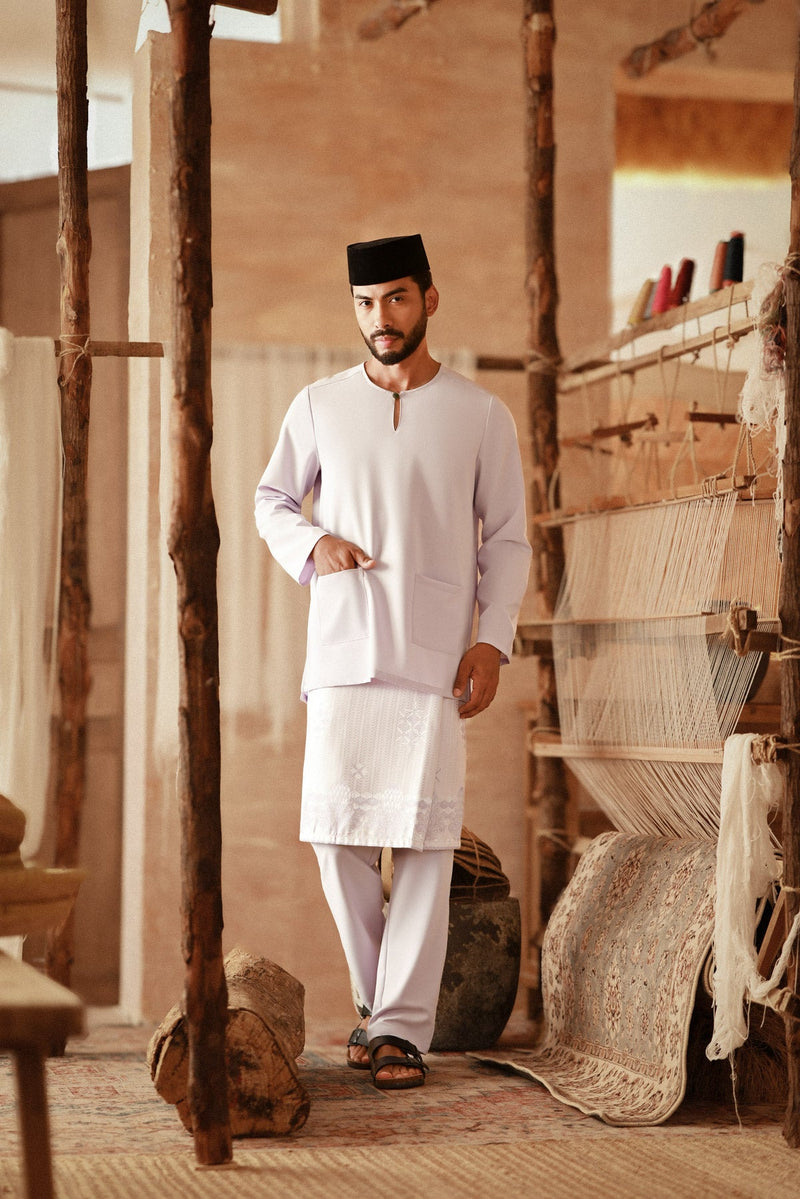 The Asal Kita Men Baju Melayu Teluk Belanga - Baby Lavender