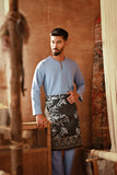 The Asal Kita Men Baju Melayu Teluk Belanga - Ice Blue