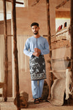 The Asal Kita Men Baju Melayu Teluk Belanga - Ice Blue