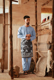 The Asal Kita Men Baju Melayu Teluk Belanga - Ice Blue