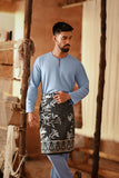 The Asal Kita Men Baju Melayu Teluk Belanga - Ice Blue