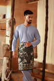 The Asal Kita Men Baju Melayu Teluk Belanga - Ice Blue