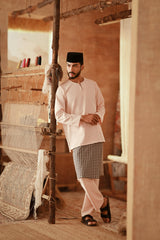 The Asal Kita Men Baju Melayu Teluk Belanga - Creamy
