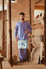 The Asal Kita Men Baju Melayu Teluk Belanga - Dusty Purple