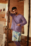 The Asal Kita Men Baju Melayu Teluk Belanga - Dusty Purple