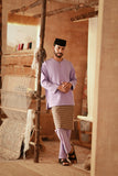 The Asal Kita Men Baju Melayu Teluk Belanga - Violet Powder