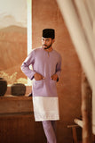 The Asal Kita Men Baju Melayu Teluk Belanga - Violet Powder