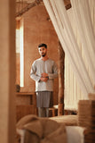 The Asal Kita Men Baju Melayu Teluk Belanga - Stone Grey