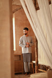 The Asal Kita Men Baju Melayu Teluk Belanga - Stone Grey