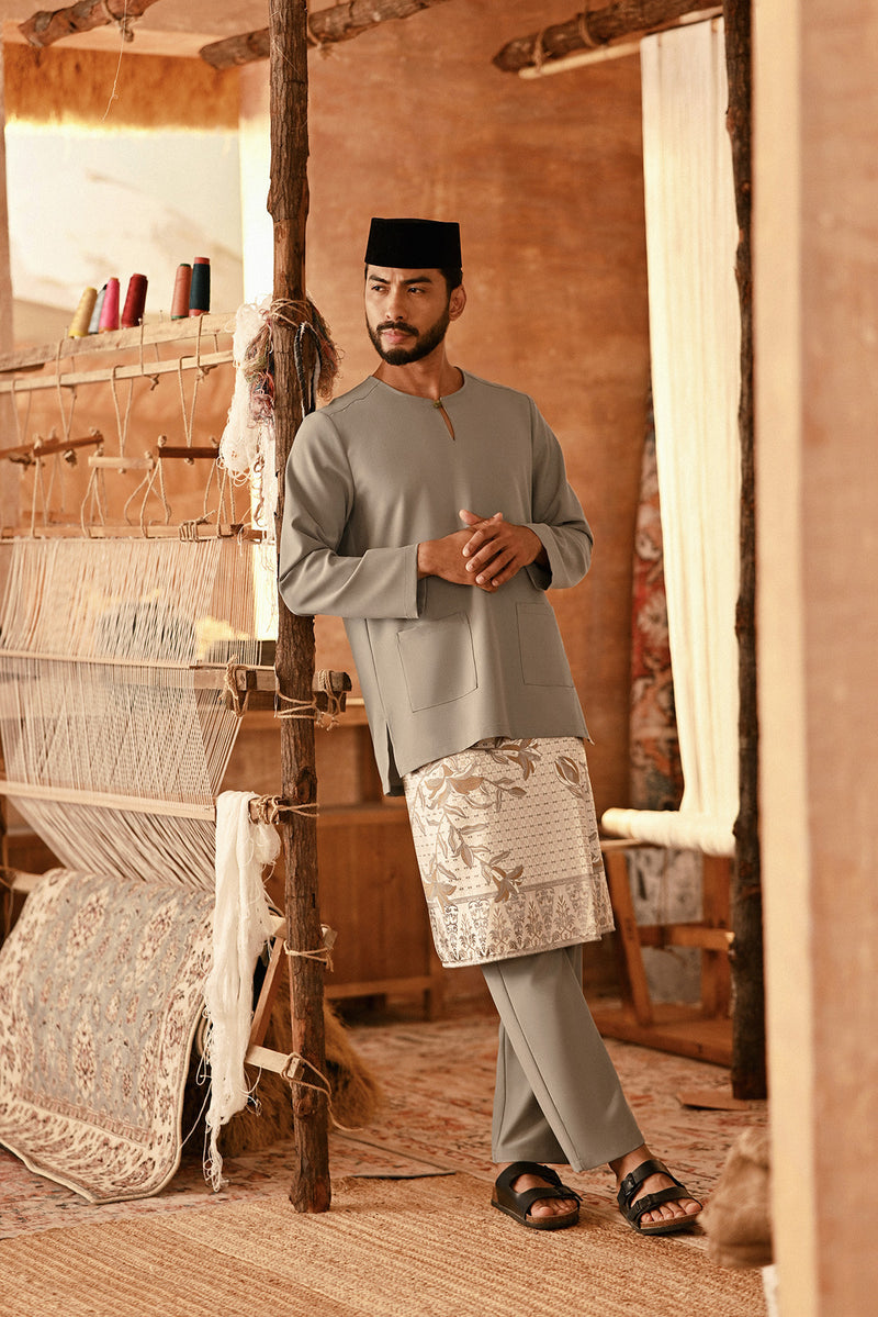 The Asal Kita Men Baju Melayu Teluk Belanga - Champagne