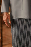 The Asal Kita Men Baju Melayu Teluk Belanga - Stone Grey