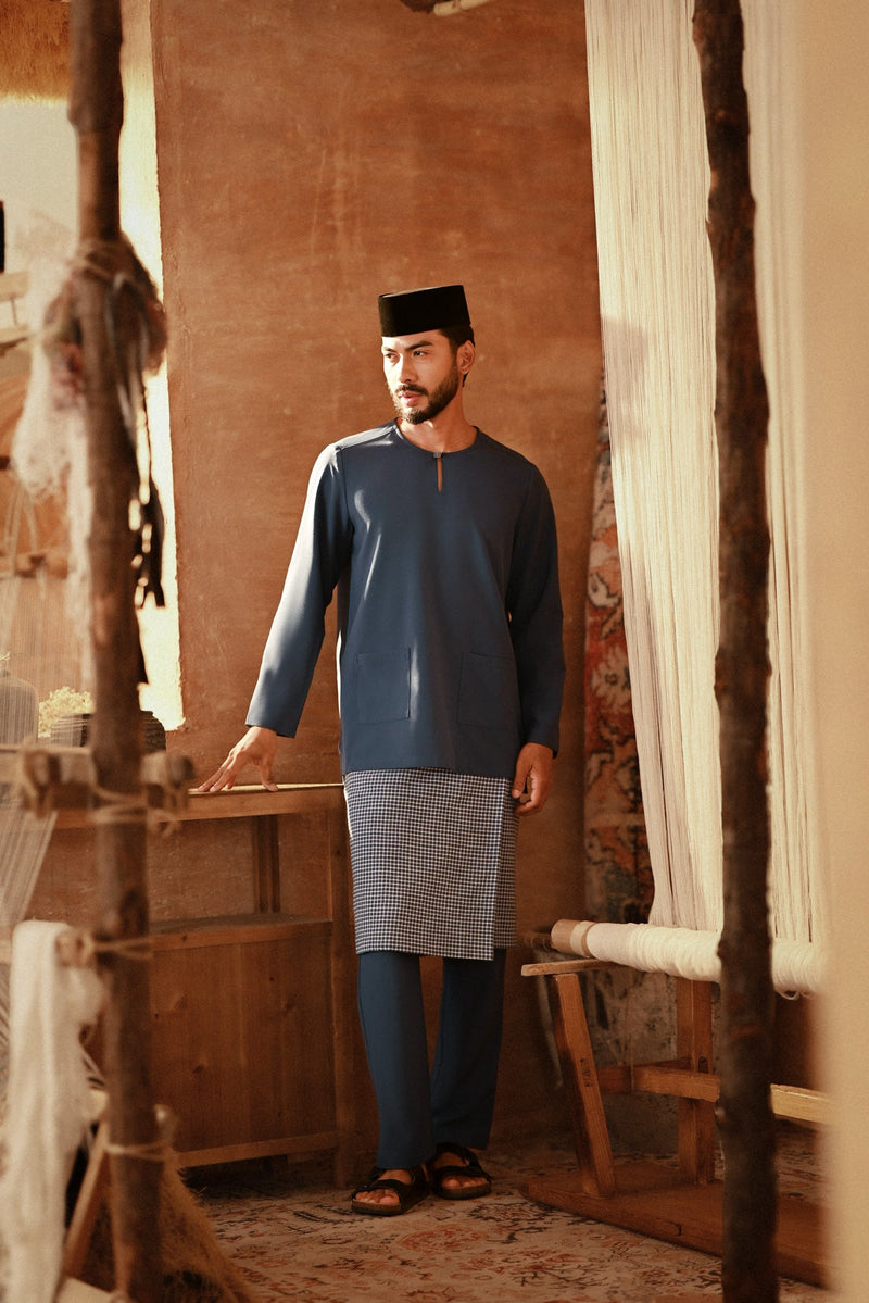 The Asal Kita Men Baju Melayu Teluk Belanga - Deep Blue