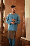 The Asal Kita Men Baju Melayu Teluk Belanga - Jade Teal