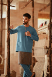 The Asal Kita Men Baju Melayu Teluk Belanga - Jade Teal