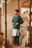 The Asal Kita Men Baju Melayu Teluk Belanga - Emerald Green