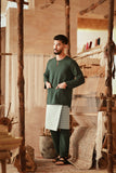 The Asal Kita Men Baju Melayu Teluk Belanga - Emerald Green
