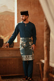 The Asal Kita Men Baju Melayu Teluk Belanga - Deep Teal