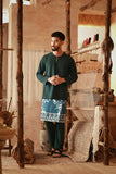 The Asal Kita Men Baju Melayu Teluk Belanga - Emerald Green