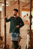 The Asal Kita Men Baju Melayu Teluk Belanga - Emerald Green