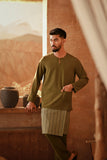 The Asal Kita Men Baju Melayu Teluk Belanga - Green Olive
