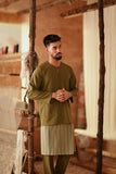 The Asal Kita Men Baju Melayu Teluk Belanga - Green Olive