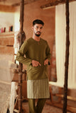 The Asal Kita Men Baju Melayu Teluk Belanga - Green Olive