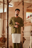 The Asal Kita Men Baju Melayu Teluk Belanga - Green Olive