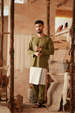 The Asal Kita Men Baju Melayu Teluk Belanga - Green Olive