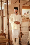 The Asal Kita Men Baju Melayu Teluk Belanga - Pastel Yellow