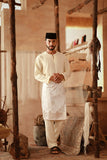 The Asal Kita Men Baju Melayu Teluk Belanga - Pastel Yellow