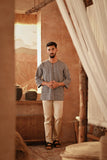 The Asal Kita Men 3/4 Sleeve Kurta - Frostgrid