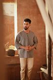 The Asal Kita Men 3/4 Sleeve Kurta - Frostgrid