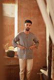 The Asal Kita Men 3/4 Sleeve Kurta - Frostgrid