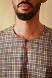 The Asal Kita Men 3/4 Sleeve Kurta - Frostgrid