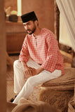 The Asal Kita Men 3/4 Sleeve Kurta - Blushgrid