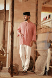 The Asal Kita Men 3/4 Sleeve Kurta - Blushgrid