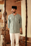 The Asal Kita Men 3/4 Sleeve Kurta - Mintgrid
