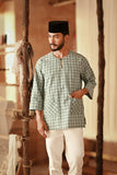 The Asal Kita Men 3/4 Sleeve Kurta - Mintgrid
