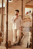 The Asal Kita Men 3/4 Sleeve Kurta - Earthwoven
