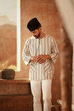 The Asal Kita Men 3/4 Sleeve Kurta - Olivine
