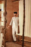 The Asal Kita Men 3/4 Sleeve Kurta - Olivine