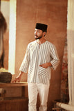 The Asal Kita Men 3/4 Sleeve Kurta - Shadow Twine