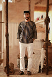 The Asal Kita Men 3/4 Sleeve Kurta - Molten Richline