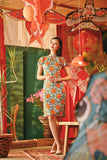 The Fei Yang Women Flutter Sleeves Cheongsam Dress - Ancestry